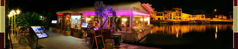 restaurant mare nostrum à Agde terrasse flottante sur l'Hérault